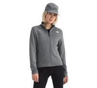 The North Face Women's Cedar Trail Grid Fleece Jacket - Soft Fleece Zip Up Jacket, Secure Zip Pockets, Stretch Fabric, Smoked Pearl, Medium