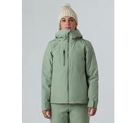 The North Face Womens Descendit Ski Jacket, Green, Size L, Women Green