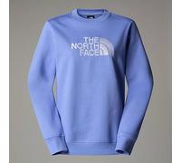 The North Face Women's Drew Peak Crew Sweatshirt, Virtual Blue/Tnf White, XS