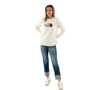 The North Face Women's Drew Peak Crew Sweatshirt, White Dune, L
