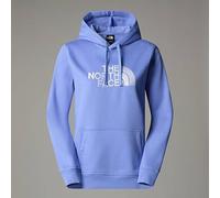 The North Face Women's Drew Peak Hooded Sweatshirt, Virtual Blue/Tnf White, S