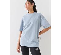 The North Face Womens Essential Simple Dome Oversized T-Shirt, Blue, Size S, Women Blue
