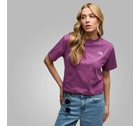 The North Face Women's Evolution Simple Dome Cropped Relaxed T-Shirt, Chroma Purple M