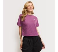 The North Face Simple Dome Evolution Crop RLX Short Sleeve T-Shirt Violet Women - M