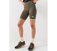 The North Face Womens Flex 8Inch Bike Shorts, Khaki, Size S, Women Khaki