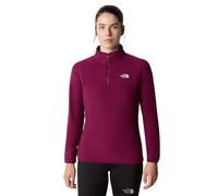 The North Face Womens Glacier 100 1/4 Zip Fleece: Boysenberry: M Size: