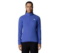 The North Face Womens Glacier 100 1/4 Zip Fleece: Indigo Plum: XL Size