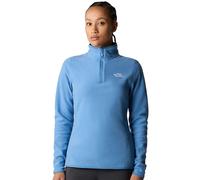 The North Face Womens Glacier 100 1/4 Zip Fleece: Indigo Stone: M Size
