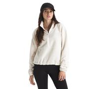 The North Face Women's Glacier Fleece 1/2 Zip Short Jacket, White Dune, S