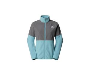 The North Face Women's Glacier Heavyweight Full Zip Jacket, Blue Eclipse/Smoked Pea, L