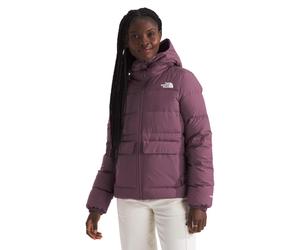 The North Face Women's Gotham Insulated Jacket - PFAS Free, Midnight Mauve, X-Small
