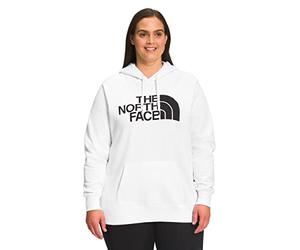 THE NORTH FACE Women's Half Dome Pullover Hoodie Sweatshirt (Standard and Plus Sizes), Tnf White/Tnf Black, XS