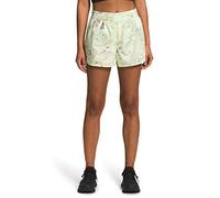 THE NORTH FACE Women's Limitless Shorts, Lime Cream Valley Floor Print, XXL