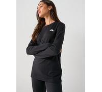 The North Face Women's Long Sleeve Simple Dome T-Shirt, Black, Size Xs, Women Black