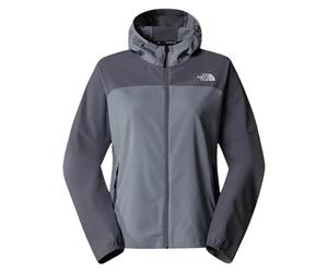 The North Face Women's Ma Trajectory Fz Fleece Jacket, Monument Grey/Smoked Pe, L