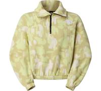 The North Face Women's Mountain Athletics Fleece 1/4 Zip-Prin Sweatshirt, Lemon Mist Painted Moun, M