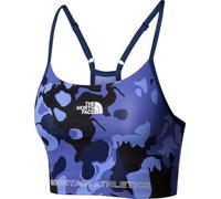 The North Face Women's Mountain Athletics Flex Light AOP Sports Bra, Virtual Blue Light Show, M