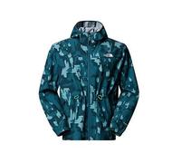 The North Face Women's Mountain Athletics Hooded Wind Jacket, Blue, Size L, Women Blue