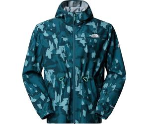 The North Face Women's Mountain Athletics Hooded Wind Jacket, Deep Cypress Painted Mo, XXL