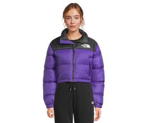 The North Face Women's Nuptse Short Down Jacket, Peak Purple/Tnf Black, S