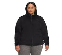 The North Face Women's Osito Full Zip Fleece Jacket (Standard & Plus Size) - Soft & Lightweight Fleece, Secure Zip Pockets, TNF Black-NPF, 1X Plus