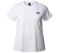 The North Face - Women's Plus S/S Simple Dome Tee - T-shirt size 1X, white