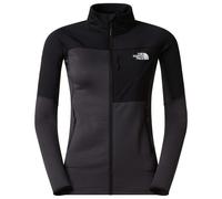The North Face - Fleece jacket with zip Polartec® - W Polartec Powergrid Stormgap Jacket Asphalt Grey TNF Black for Women - Size S Grey S