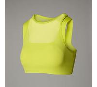 The North Face Women's Refina Double-Layer Sports Bra, Sulphur Spring Green, M