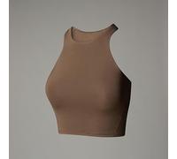 The North Face Women's Refina Longline Sports Bra, Smokey Brown, S