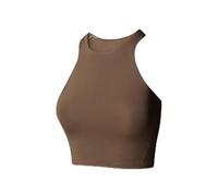 The North Face Women's Refina Longline Sports Bra, Smokey Brown, XS