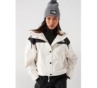 The North Face Women's Reign On Waterproof Jacket, White/Black, Size M, Women White/Black