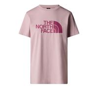 The North Face Women's S/S Relaxed Easy T-Shirt, Metal Pink/Cyber Berry, L