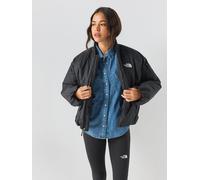 The North Face Womens Rib Collar Padded Full Zip Bomber Jacket, Black, Size Xl, Women Black