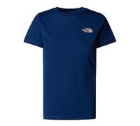 The North Face Women's S/S Box NSE Slim T-Shirt, Estate Blue/Metal Pink, S