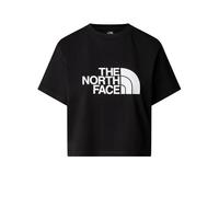 The North Face Women's S/S Cropped Easy T-Shirt, TNF Black, L