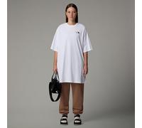 The North Face Women's S/S Essential Oversize Dress TNF White/Latte M