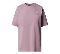 The North Face Women's S/S Essential Oversize Tee - Purple, Purple, Size S, Women Purple