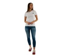 The North Face Women's S/S Graphic Half Dome T-Shirt, TNF White/Lunar Slate, S