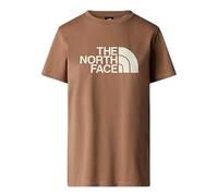 The North Face Women's S/S Relaxed Easy T-Shirt, Latte/White Dune, XS