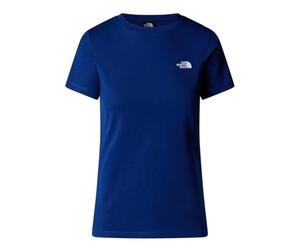 The North Face Women's S/S Simple Dome Slim T-Shirt, Estate Blue, XS