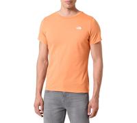The North Face Women's S/S Simple Dome Slim T-Shirt, Papaya, XS