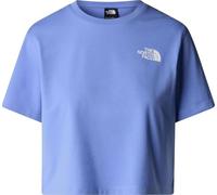 The North Face Women's Simple Dome Cropped Slim T-Shirt, Virtual Blue, L