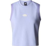 The North Face Women's Terry Relaxed Cropped Tank Top Purple Mint XS