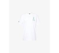 The North Face Womens The North Face Alien Graphic-Print Cotton T-Shirt Tnf White M