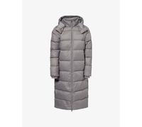 The North Face Womens The North Face City Hooded Shell-Down Padded Parka Coat Smoked Pearl M