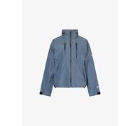 The North Face Womens The North Face Devils Thumb Woven-Shell Jacket Granite Grey/Tnf Black XS