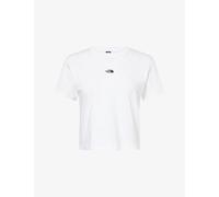 The North Face Womens The North Face Essential Cutie Round-Neck Cotton-Jersey T-Shirt Tnf White M