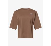 The North Face Essential Simple Dome Boxy short sleeve T-shirt brown women - S