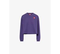 The North Face Womens The North Face Tnf Cropped Cotton Blend Sweatshirt Eternal Purple S