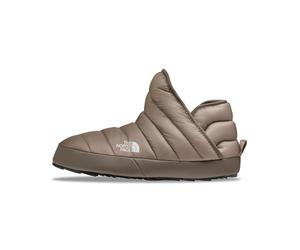 The North Face Women's Thermoball Traction Bootie, Mushroom Grey/Mocha Bro, 3